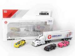 1:58 Die Cast Truck Set Free Wheel toys