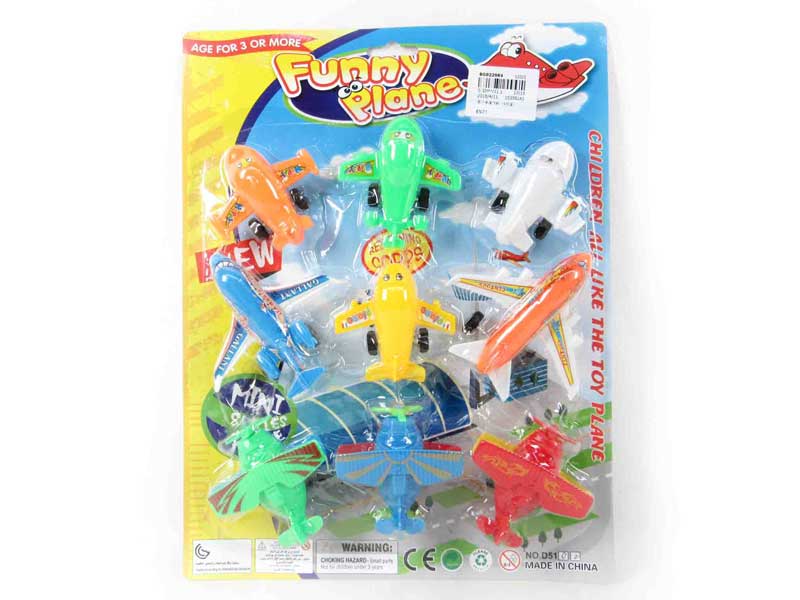 Free Wheel Airplane（9in1） toys