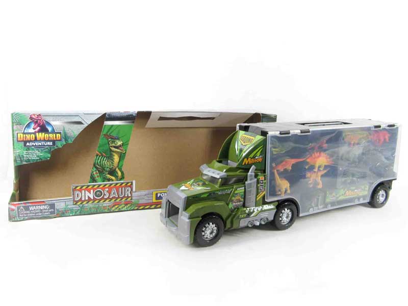 Free Wheel Truck Tow Dinosaur W/L_M toys