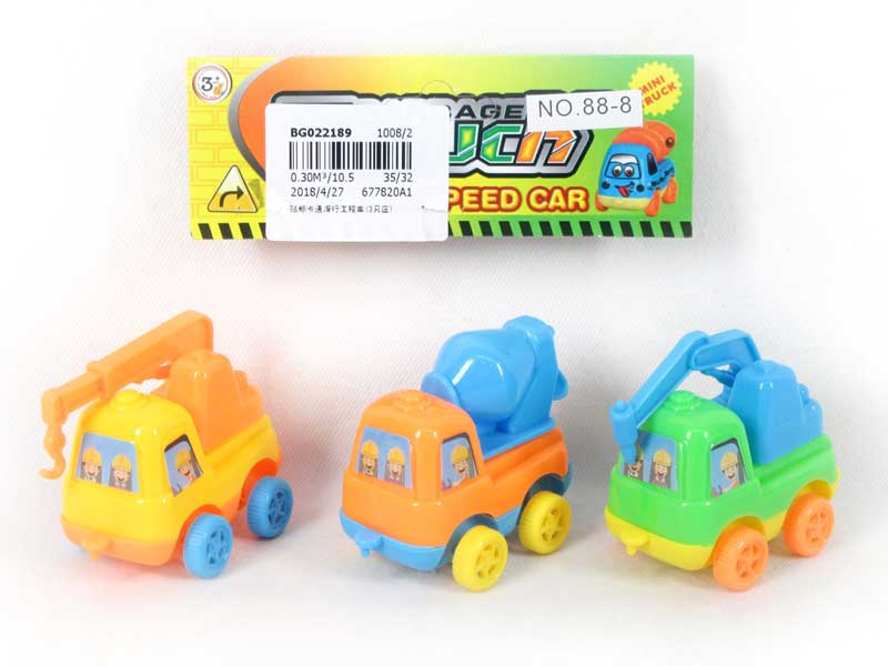 Free Wheel Construction Truck(3in1) toys