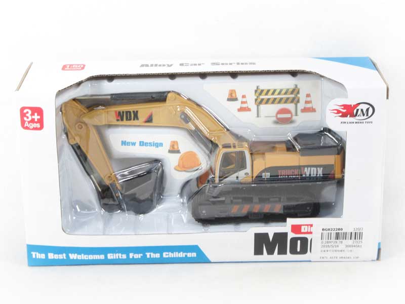 Die Cast Construction Truck Free Wheel(2C) toys