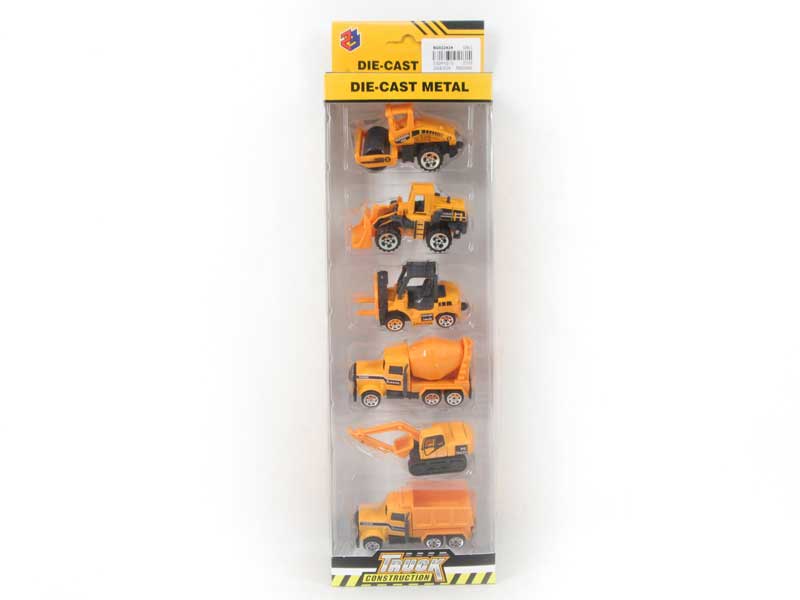 Die Cast Construction Truck Free Wheel(6in1) toys