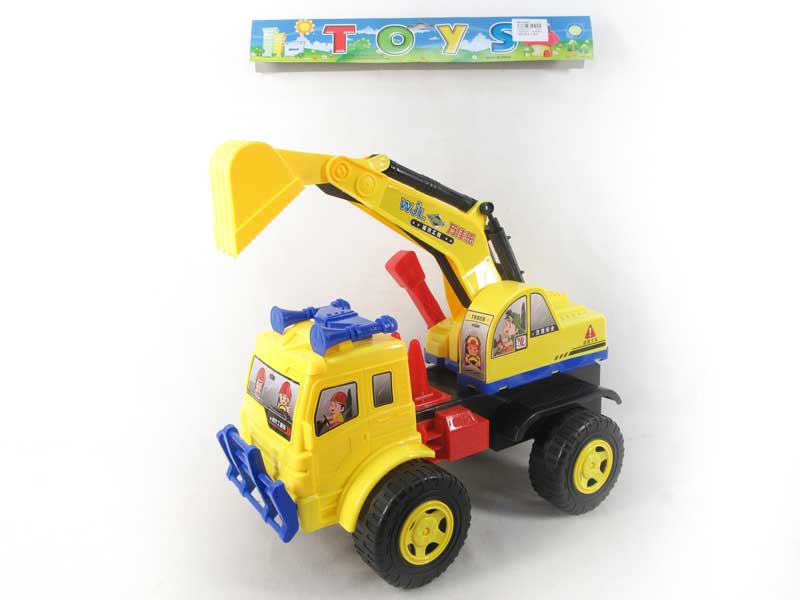 Free Wheel Construction Truck toys