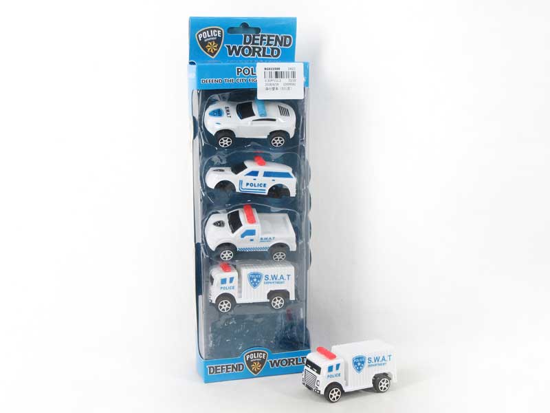 Pull Back Police Car(5in1) toys