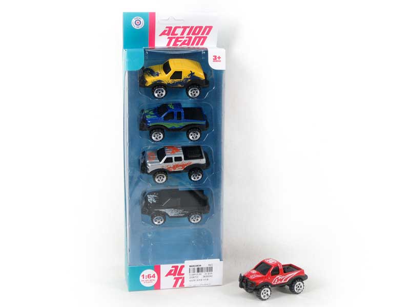 Die Cast Car Free Wheel(5in1) toys