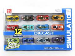 Die Cast Car Free Wheel(12in1)