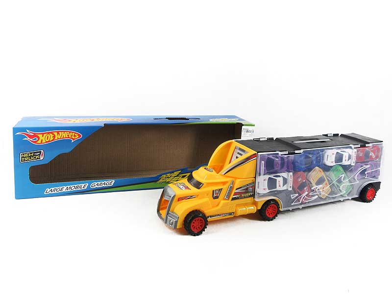 Free Wheel Truck Tow Pull Back Car(3C) toys