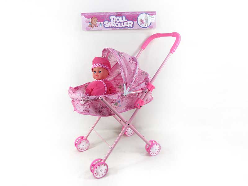 Go-cart & Doll W/M(2C) toys