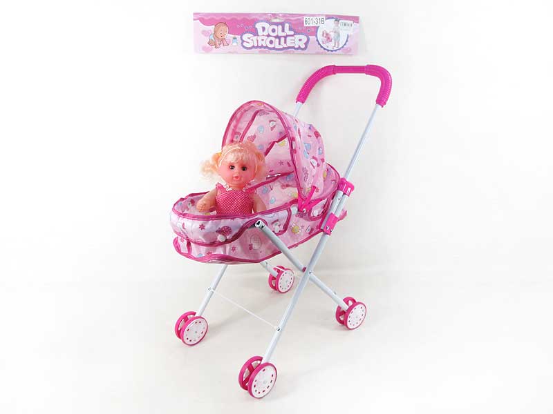 Go-cart & Doll W/M(2C) toys