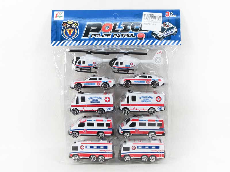 Free Wheel Ambulance(10in1) toys