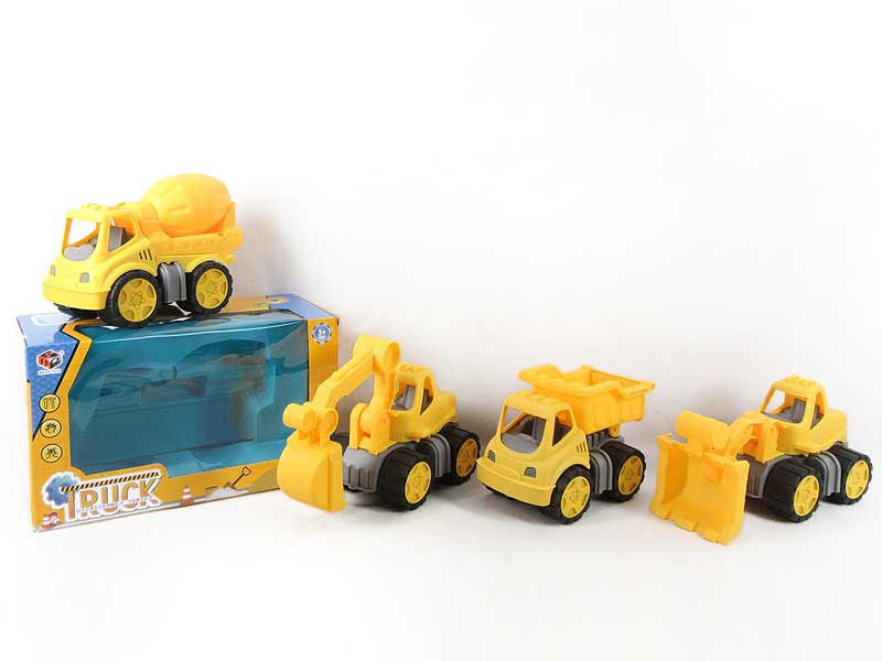 Free Wheel Construction Truck(4S) toys