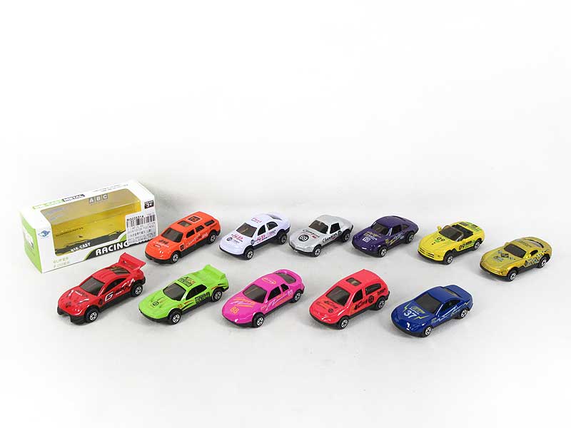 1:64 Die Cast Sports Car Free Wheel(12S) toys