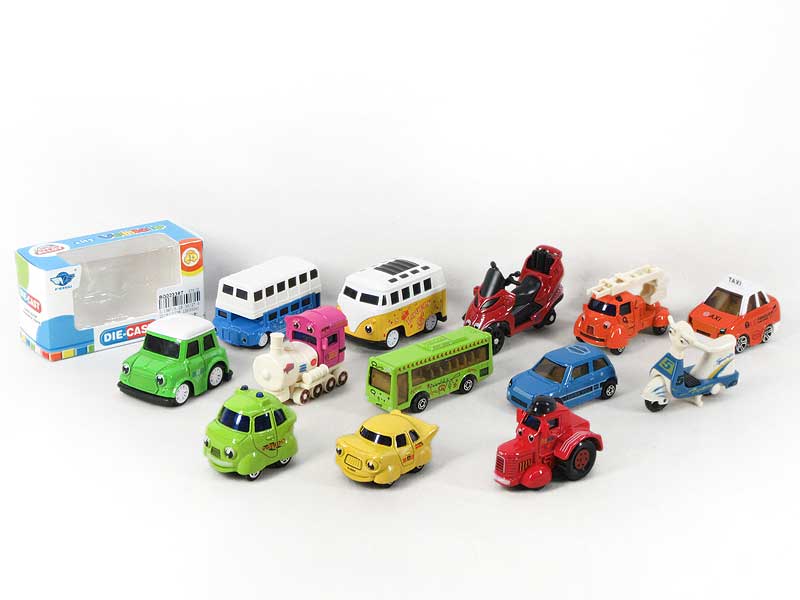 1:64 Die Cast Car Free Wheel(14S) toys