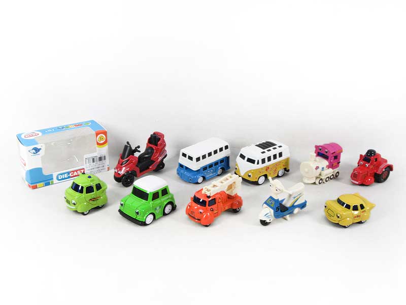 1:64 Die Cast Car Free Wheel(10S) toys
