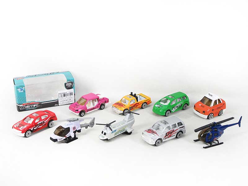 1:64 Die Cast Sports Car Free Wheel(12S) toys