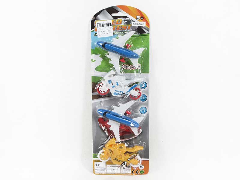 Free Wheel Airplane & Motorcycle(4in1) toys