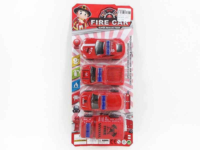 Free Wheel Fire Engine(4in1) toys