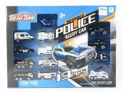 Die Cast Police Car Free Wheel(13n1)