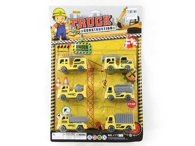 Free Wheel Construction Truck(6in1) toys