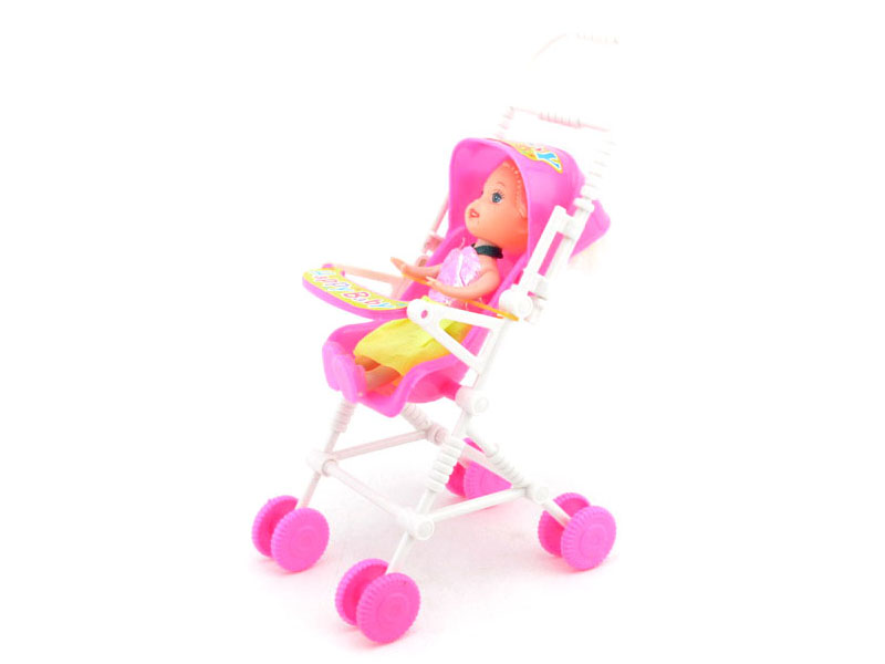 Go-cart & 3.5inch Doll toys