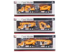 1:70 Die Cast Construction Truck Free Wheel(3S)