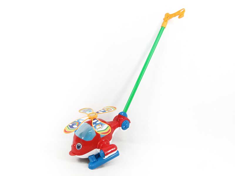 Push Helicopter W/Bell(2C) toys