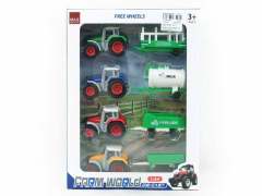 Die Cast Farmer Truck Free Wheel(4in1)