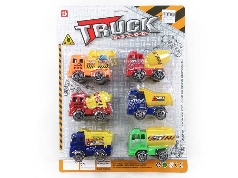 Free Wheel Construction Truck(6in1) toys