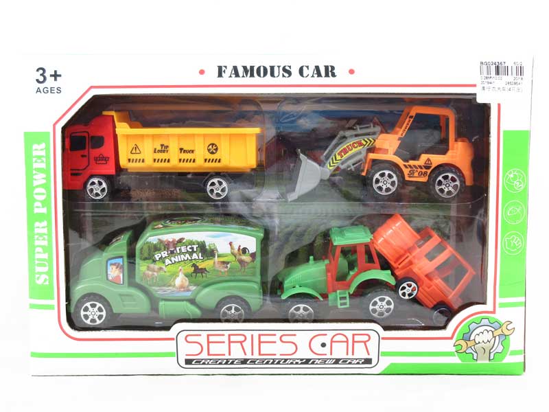 Free Wheel Farmer Truck(4in10 toys