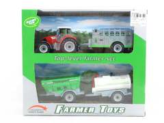 Die Cast Farmer Truck Free Wheel(2in1)