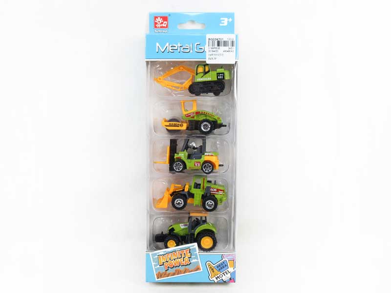 Die Cast Farmer Truck Free Wheel(5in1) toys