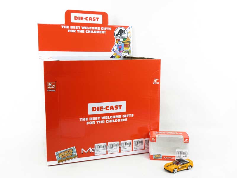 Die Cast Sports Car Free Wheel(48in1) toys