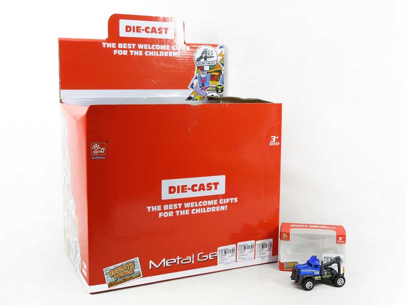 Die Cast Police Car Free Wheel(48in1) toys