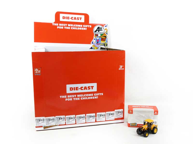 Die Cast Construction Truck Free Wheel(48in1) toys