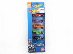 Die Cast Sports Car Free Wheel(6in1) toys