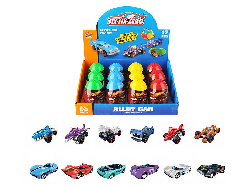 Die Cast Sports Car Free Wheel(12in1) toys