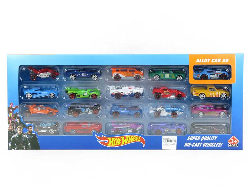 Die Cast Sports Car Free Wheel(20in1) toys