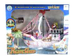 Free Wheel Pirate Ship toys