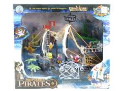 Free Wheel Pirate Ship toys