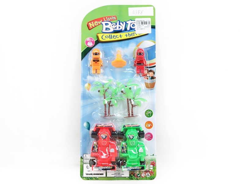 Free Wheel Car Set(2in1) toys