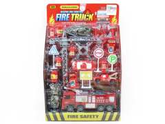 Free Wheel Fire Engine Set(3S)