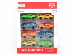 Die Cast Sports Car Free Wheel(8in1)