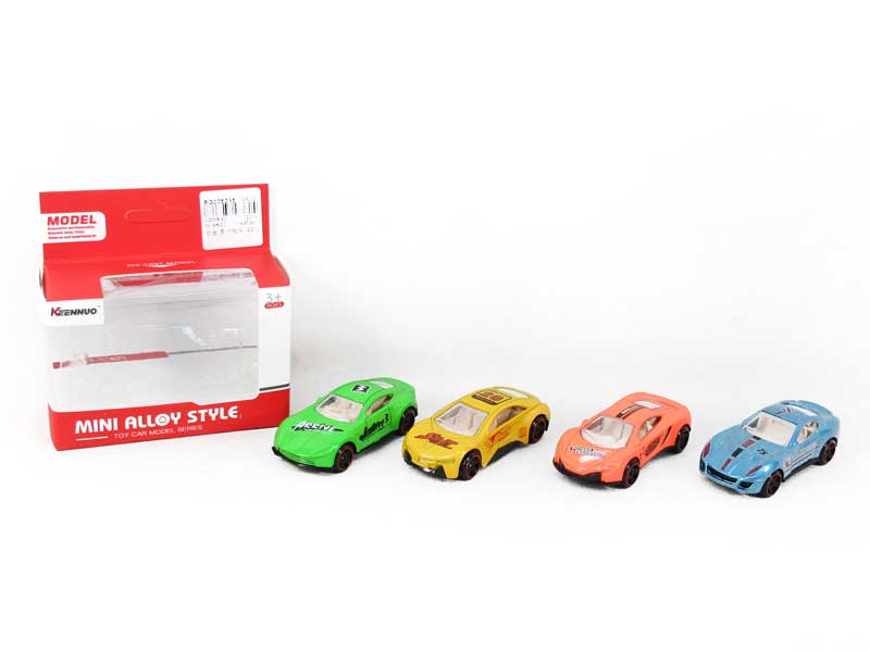 Die Cast Sports Car Free Wheel(4S) toys