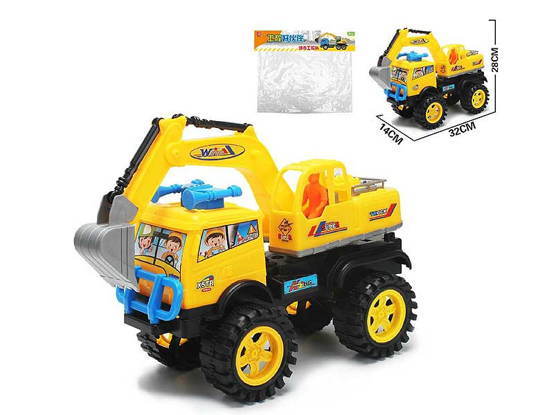 Free Wheel Construction Truck toys