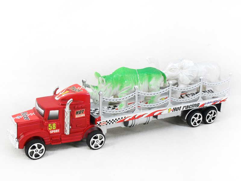 Free Wheel Truck Tow Animal((2C) toys