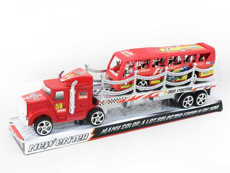 Free Wheel Truck Tow Bus(2C) toys