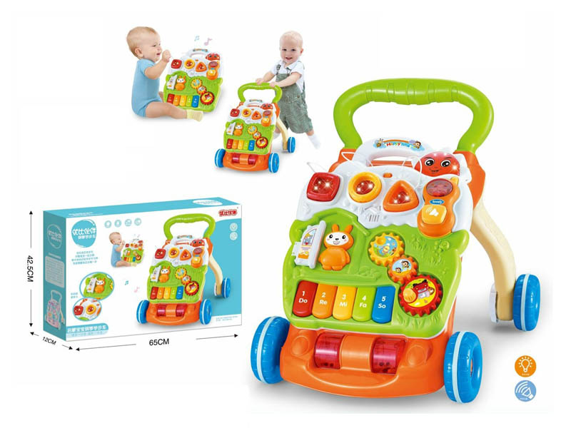 Infant toys baby walker set activity trolley toys