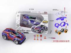 Die Cast Diy Car Free Wheel(2S) toys