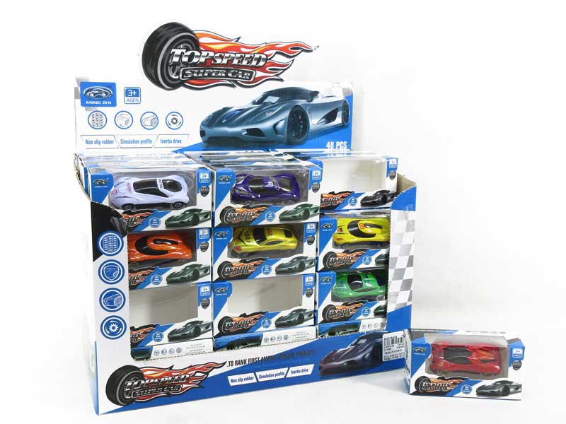 1:64 Die Cast Sports Car Free Wheel(48in1) toys