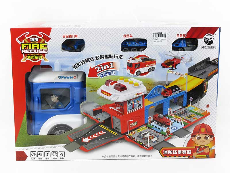 Die Cast Police Car Set Free Wheel toys